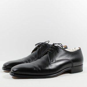 Magnanni Men's Leon Plain Toe Derby - Black 44EU / 11 US